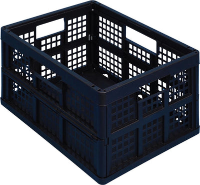 Caisse de rangement boîte vraiment utile vraiment utile 45 litres 570x390x285mm pliable noir