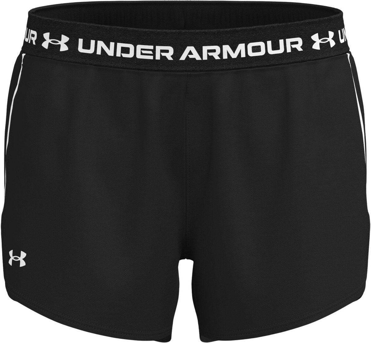Under Armour Tech Play Up Shorts-blk Pantalon de sport pour femme - noir - blanc