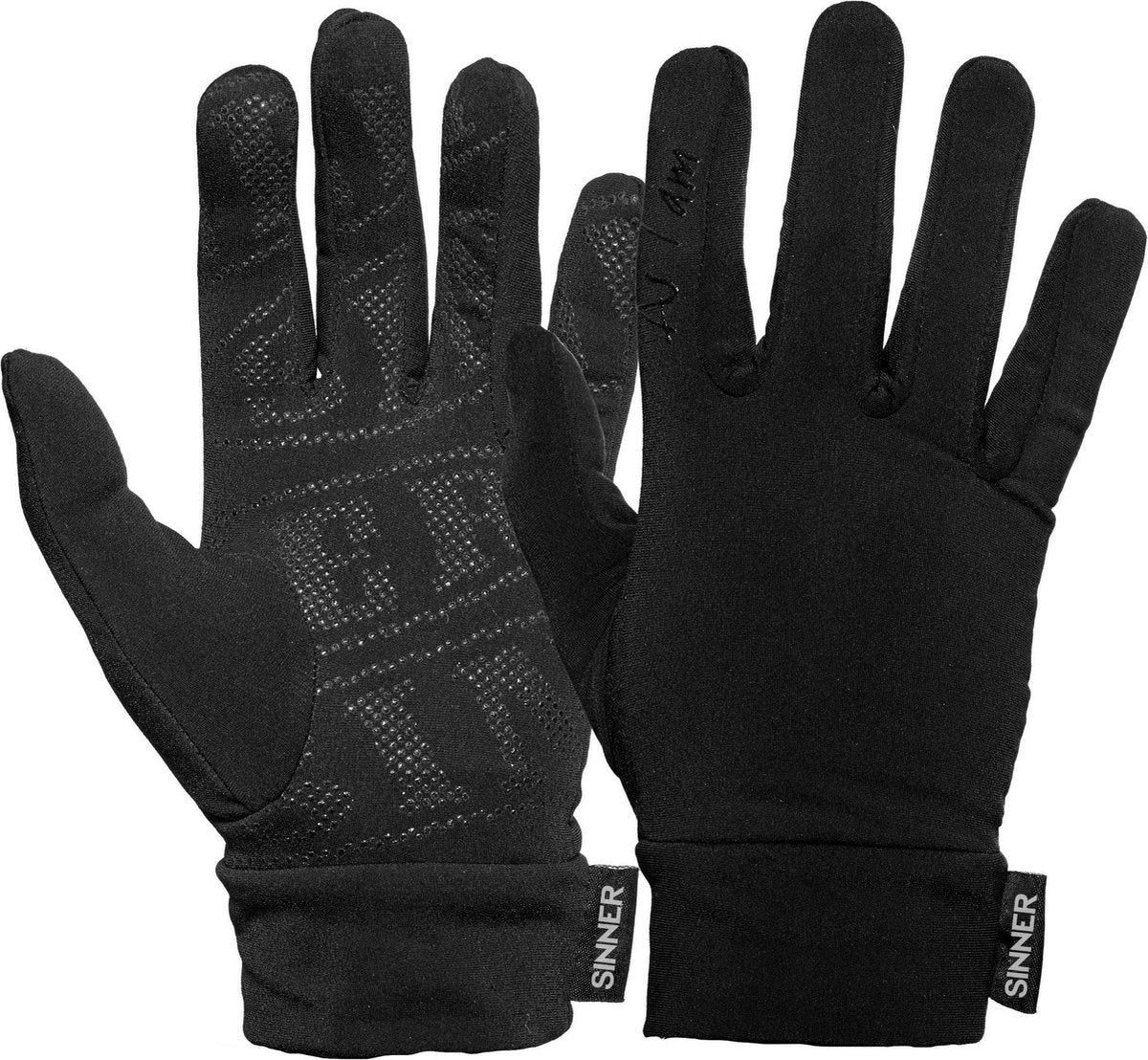 Sinner huff polaire - gants - noir - unisexe - taille xxxs - 6,5