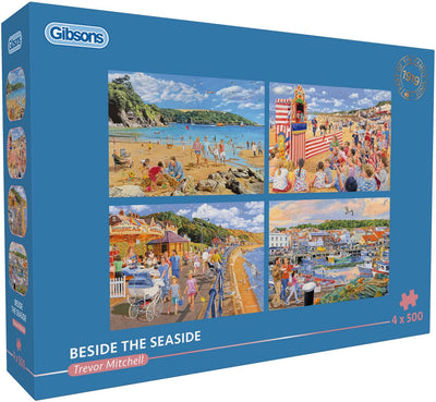 Puzzle Gibsons au bord de la mer 4x500 pièces de puzzle amusant.