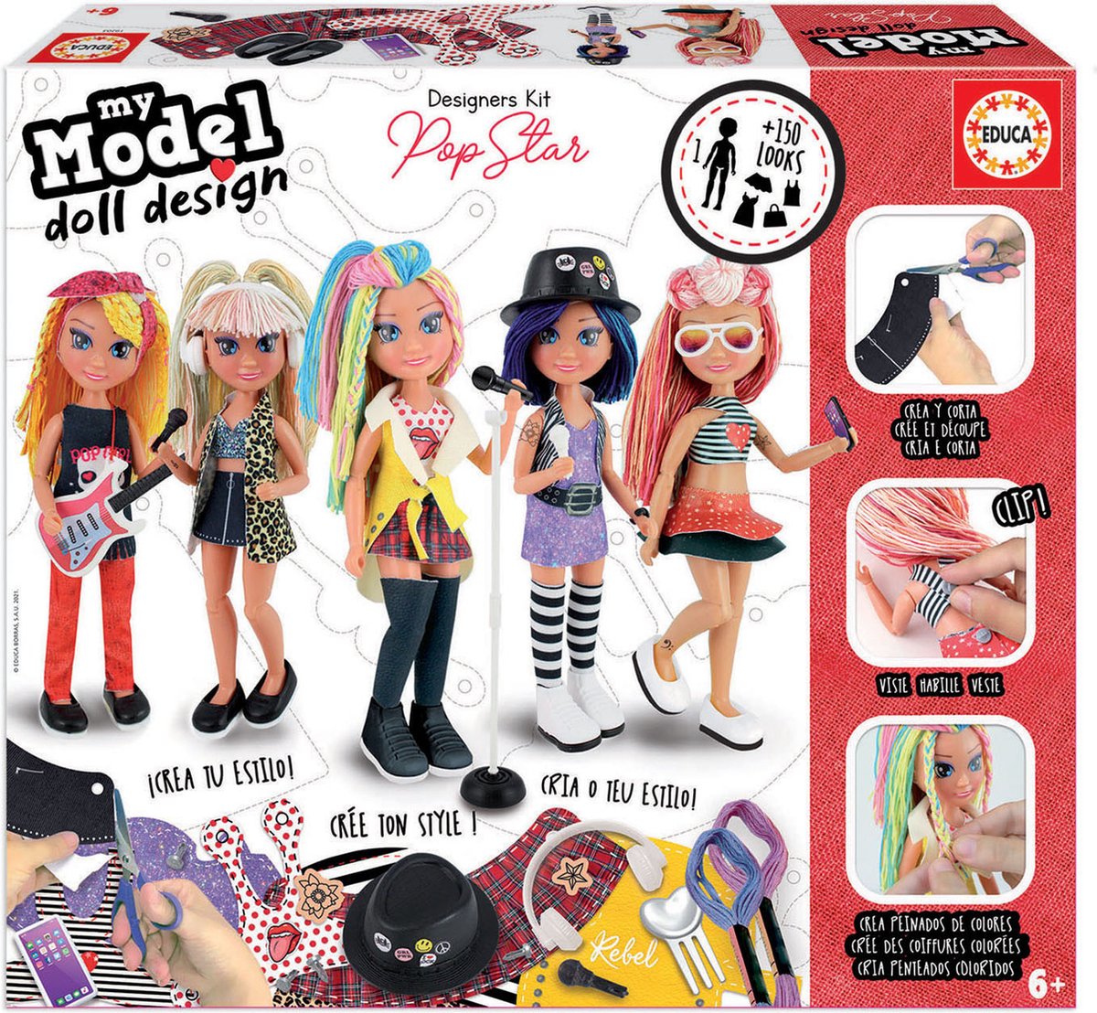 Educa - mon modèle design pop star - création de défilés de mode