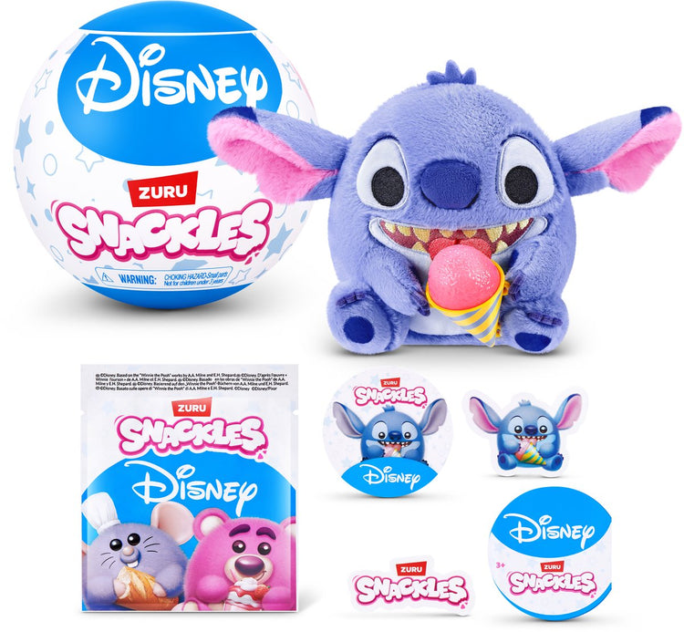 Article surprise Snackles zuru disney - peluche - 12 cm