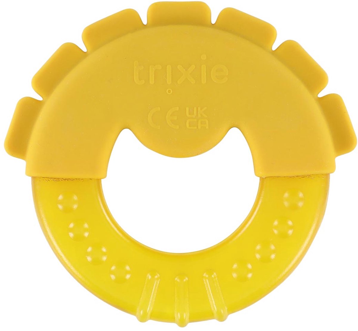 Anneau de dentition rafraîchissant Trixie Mr. Lion – 0m+ – avec de l'eau – passe au réfrigérateur – idéal pour faire ses dents