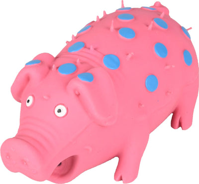 Jouet pour chien Flamingo point de cochon en latex - rose - 18 x 8 x 8 cm