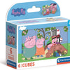 Clementoni Block Puzzle Peppa Pig, 6e.