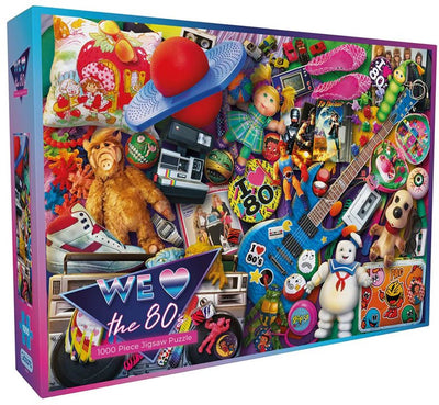 Gibsons - nous aimons les années 80 (par Eduard) - 1000 pièces 68×49cm (l×h) - puzzle pour adultes
