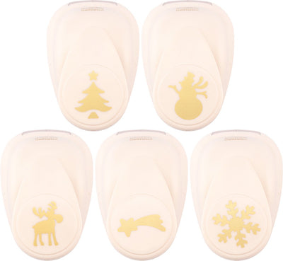 Vaessen creative punch set - figure punch - Noël - 5 pcs. - 1 à 2,5 cm