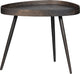 Tables d'appoint brutes Woood - zinc - bronze antique - 39x71x52