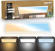 B.K.licht - plafonnier de salle de bain à intensité variable - plafonnier avec télécommande - éclairage de salle de bain avec CCT - ip44 - 58 x 20 cm - blanc