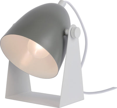 Lucide chago - lampe de table - 1xe14 - gris