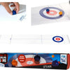Table de jeux de clown Curling avec 8 pierres