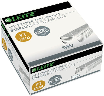 Agrafes Leitz p3 24 6 galvanisées 5000 pièces
