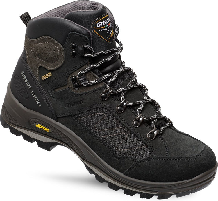 Chaussures de randonnée unisexe Grisport everest mid - noir