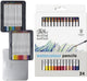 Winsor Newton 0490015 Studio Collection Crayons aquarelle Set 24 pièces – Crayons aquarelle Dikcores dans un étui en métal