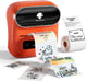 Phomemo m220 - imprimante d'étiquettes Bluetooth - étiqueteuse thermique - imprimante portable - 203 dpi - pour codes-barres, étiquettes d'adresse et étiquettes d'entreprise - orange