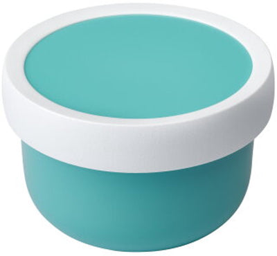 Mepal boîte à fruits campus - 300 ml - avec fourchette à fruits - se ferme bien - boîte à snacks - turquoise