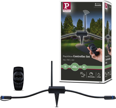 Paulmann plug Shine contrôleur sans fil avec télécommande ip68 noir
