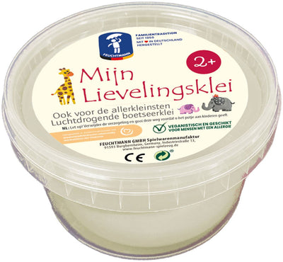 Mon argile préférée - blanc, 500gr.