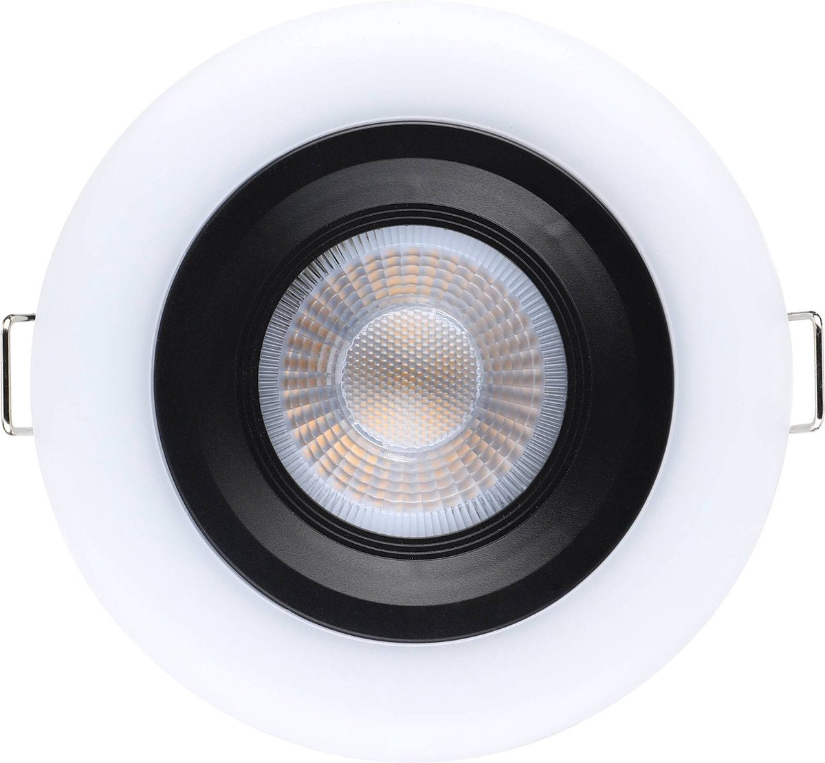 Spot encastrable Eglo calonge - LED - ø 10 cm - noir et blanc