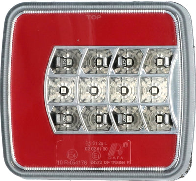 Feu arrière LED Carpoint - droit - 12 24 volts - 4 fonctions - feu arrière, feu stop, clignotant, éclairage de plaque d'immatriculation - montage à vis pour câbles de connexion montés - dimensions 104x97mm