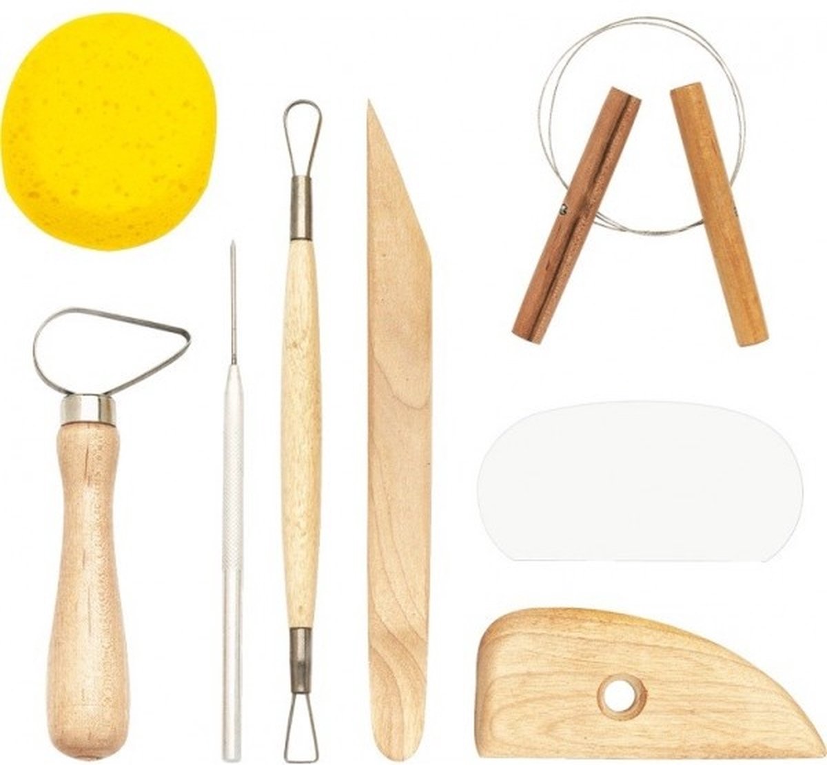 Outils en argile Kangaro - 8 pièces - k-840100