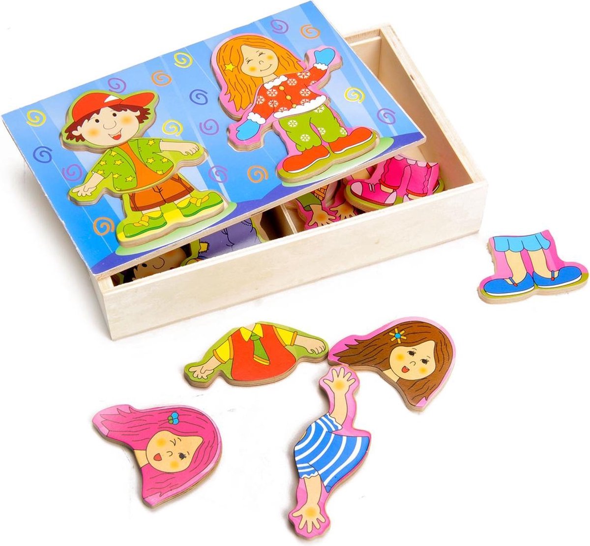 Playwood Habiller Puzzle Garçon et Fille