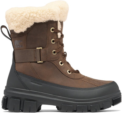 Sorel torino™ v parc wp bottes de neige pour femmes - tabac, noir