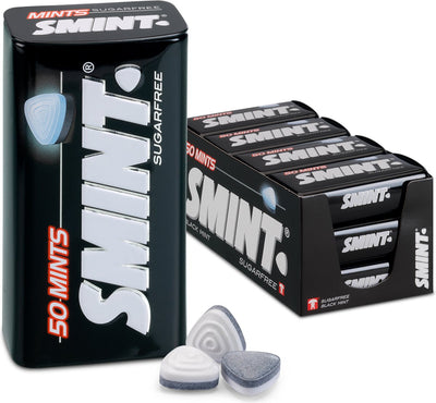 Boîte Smint xl menthe noire (12x 50 pièces)
