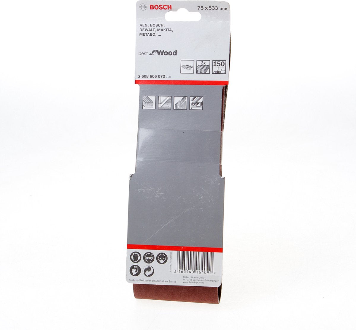 Bosch Schuurband meilleur pour le bois et la peinture P150