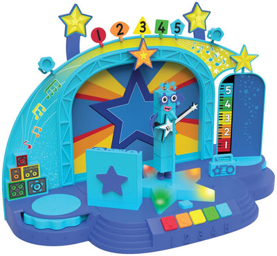 Jouets éducatifs de ressources d'apprentissage - la scène de superstar musicale de Numberblocks Five. - 3+