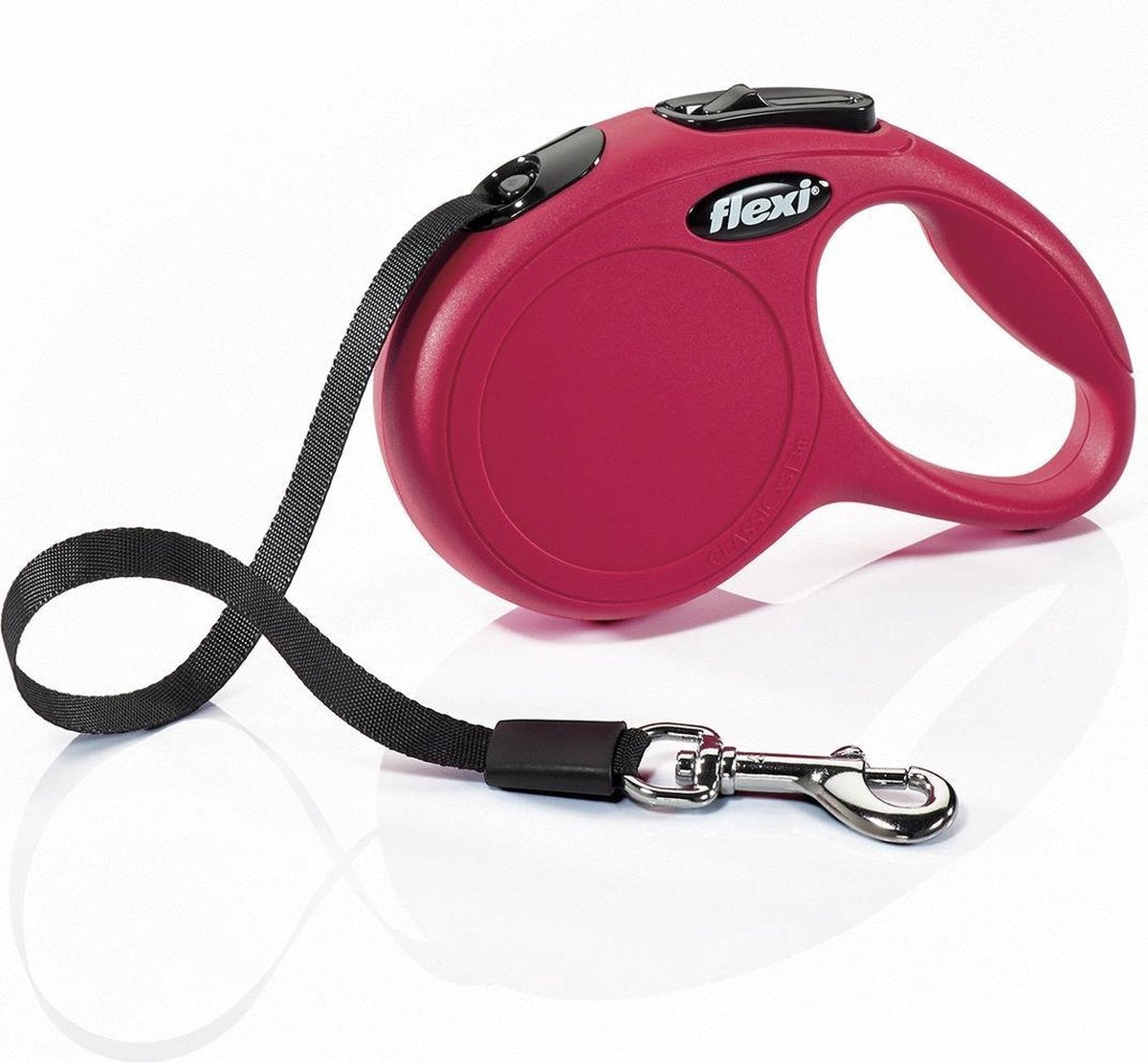 Flexi new classic tape - laisse pour chien - rouge - s - 3 m (<12kg)