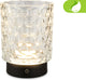 Briloner sunora - lampe de table LED sans fil ip44 - 7560015 - dimmable - tactile - sans fil - résistant aux éclaboussures - batterie et source lumineuse remplaçables - ø11 x 15 cm - transparent