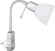 Trio Ligara - spot à fiche - nickel mat - excl. 1x e14 10w - flexible - interrupteur installé
