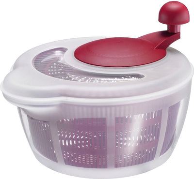 Essoreuse à salade Westmark, capacité : 5 l, ø 26 cm, plastique, sans BPA, fortuna, couleur : rouge transparent
