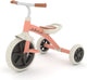 Tricycle Chillafish 1 an pour filles avec pédales antidérapantes - draisienne rétro pour tout-petits jusqu'à 5 ans - rose - léger et stable avec poignée de transport - pneus antidérapants silencieux pour intérieur et extérieur - modèle Ziggi
