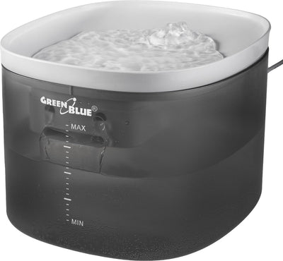 Greenblue - distributeur d'eau automatique - fontaine à eau chat chien - abreuvoir pour animaux de compagnie - 3l - USB 5v1a, GB392 - gris