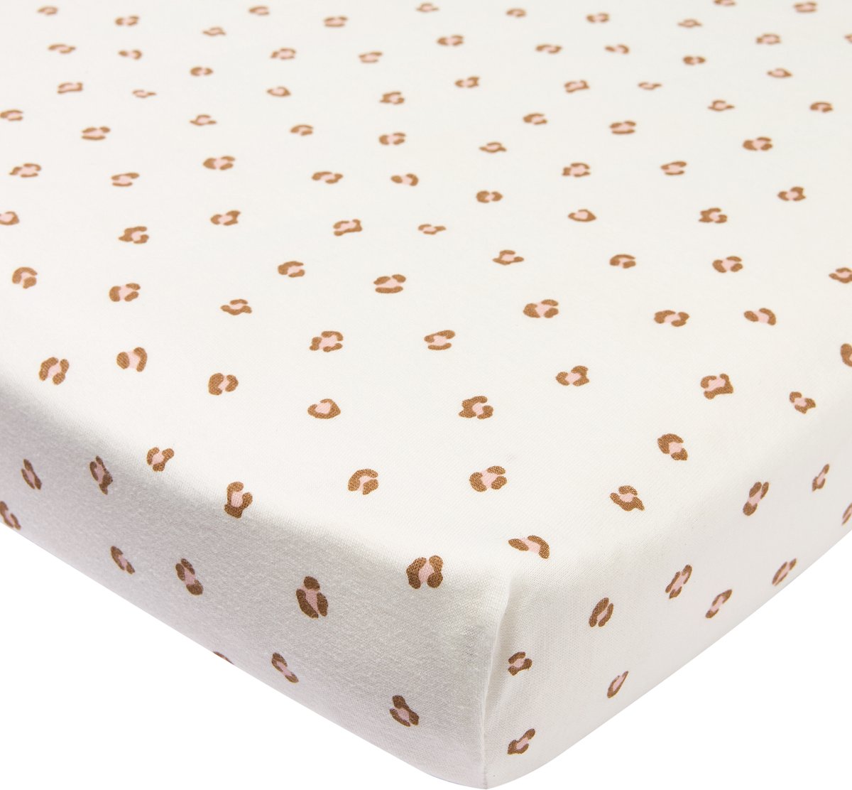 Meyco bébé mini panthère drap-housse matelas pour parc - rose tendre - 75x95cm