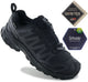 Salomon - xa pro 3d v9 gore-tex w - bottes de randonnée basses femme - noir noir blanc