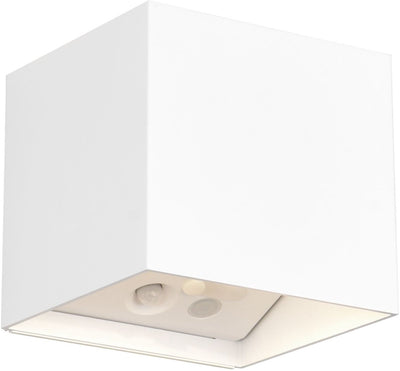 Rl live your light Reality Genie - applique murale - blanc mat - incl. 2x smd 1 w - détecteur de mouvement - connexion usb - éclairage haut et bas - montage mural - rechargeable - rl now - éclairage extérieur - ip44