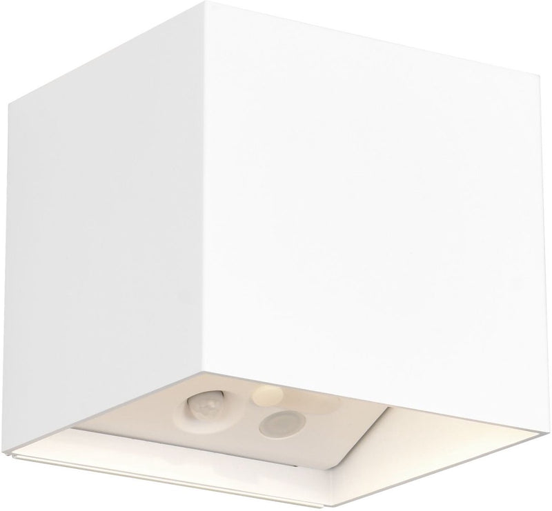 Rl live your light Reality Genie - applique murale - blanc mat - incl. 2x smd 1 w - détecteur de mouvement - connexion usb - éclairage haut et bas - montage mural - rechargeable - rl now - éclairage extérieur - ip44