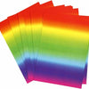Papier arc-en-ciel A4 180gr, 10 feuilles