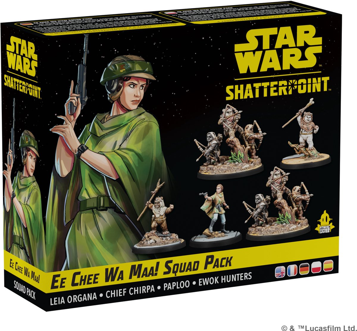 Jeux de masse atomique star wars shatterpoint ee chee wa maa squad pack - en fr de pl es
