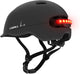 Livall c20 noir large - casque de vélo (intelligent) - fonction sos - éclairage intelligent - feu stop