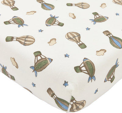 Drap-housse bébé ballons à air Meyco - multicolore - 60x120cm