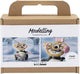 Creativ company mini hobby set robot modelage gris et rose