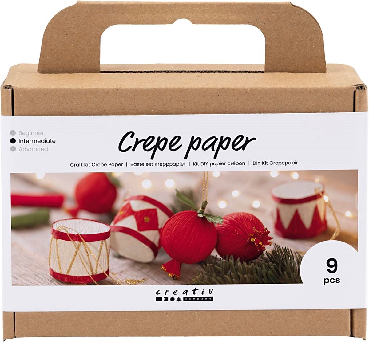 Creativ company hobby set papier crépon, 1 boîte