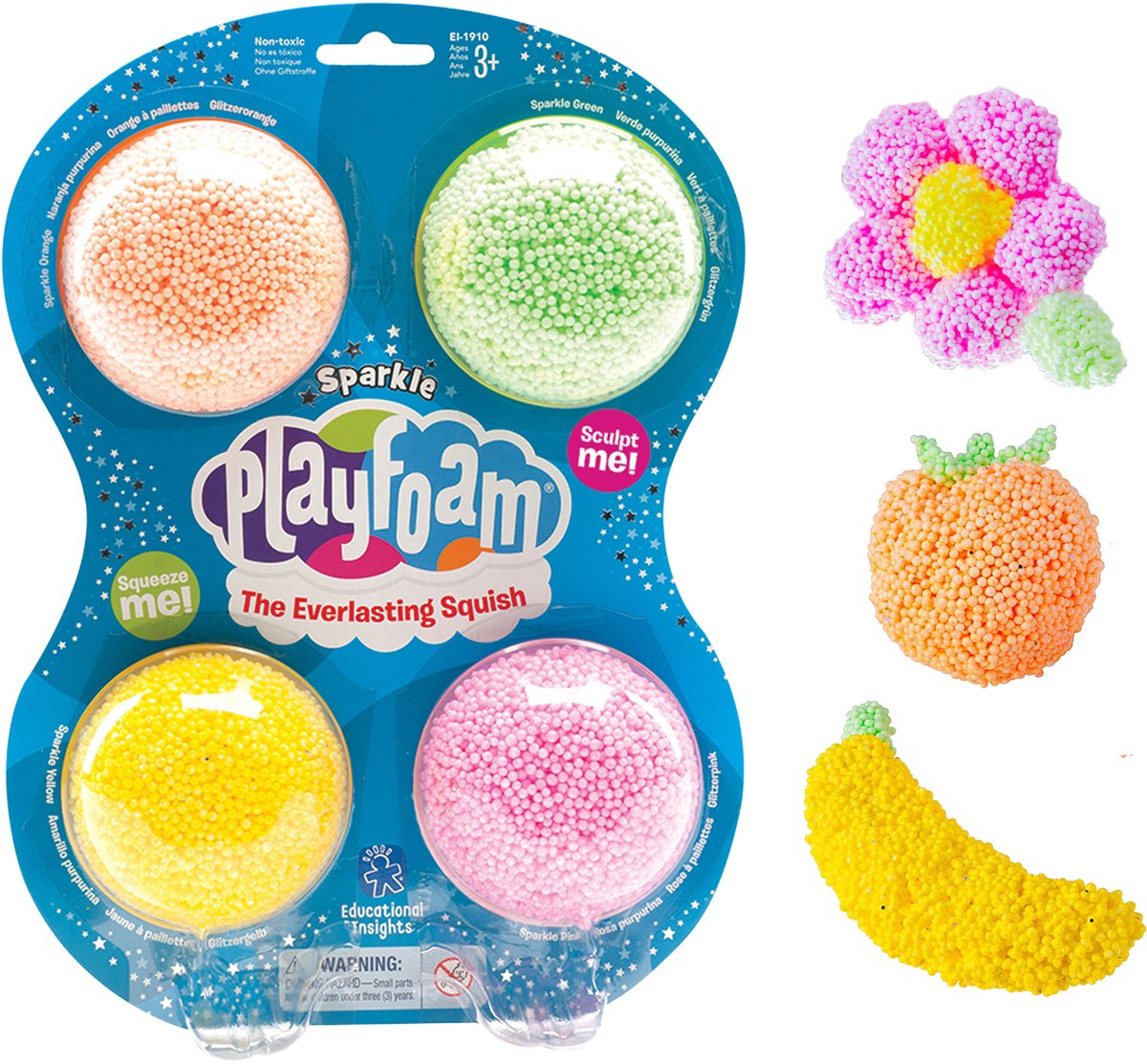 Ressources d'apprentissage playfoam® sparkle (paquet de 4) - 6+