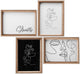 Silhouette Walther - galerie cadre en bois - format photo 4x13x18 cm - hêtre