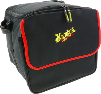 Meguiar's Kit de sac de rangement Meguiar's noir - sac de détail pour produits d'entretien automobile - avec Velcro pour éviter de glisser - 24x30x30cm