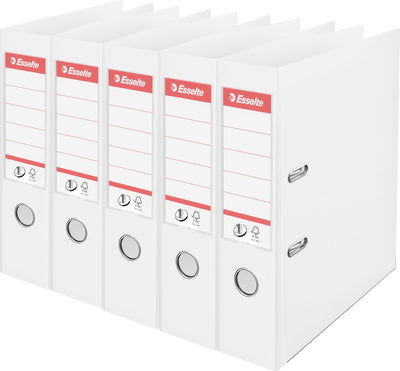 Classeur Esselte nr.1 Viviva - largeur de dos 75 mm - pack économique (5 pièces) - blanc